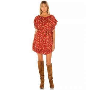 Jen's Pirate Booty Valencia Kaftan Dress in Grenadine Begonia Size Small Petite